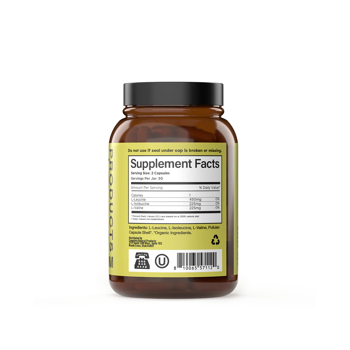 Branch Chain Amino Acid Capsules 2:1:1 - Image 3