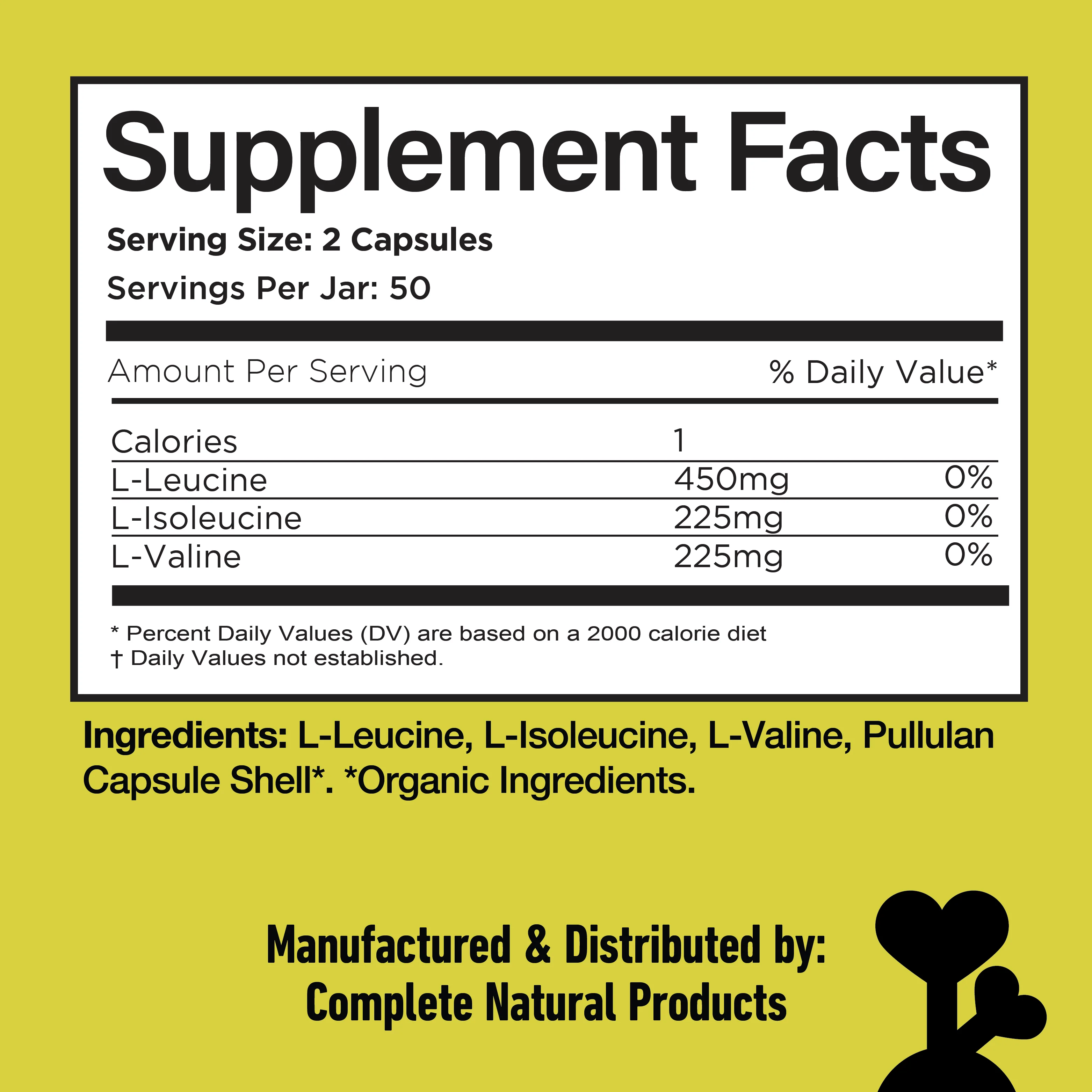 Branch Chain Amino Acid Capsules 2:1:1 - Image 6