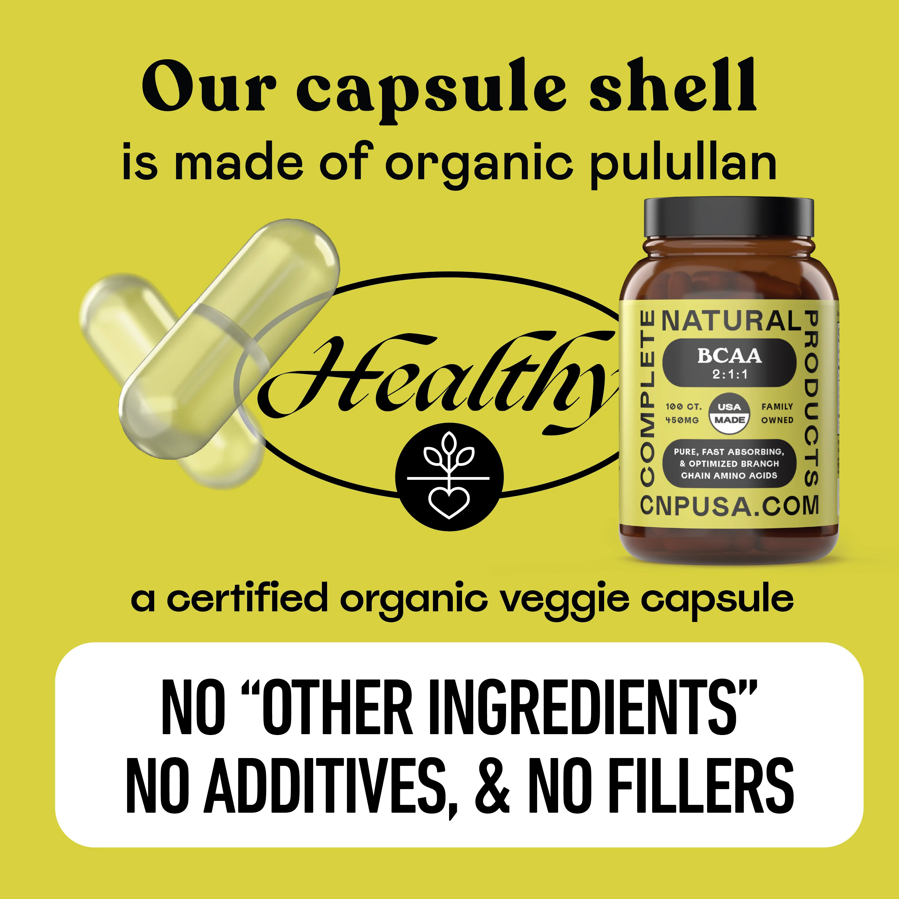 Branch Chain Amino Acid Capsules 2:1:1 - Image 7
