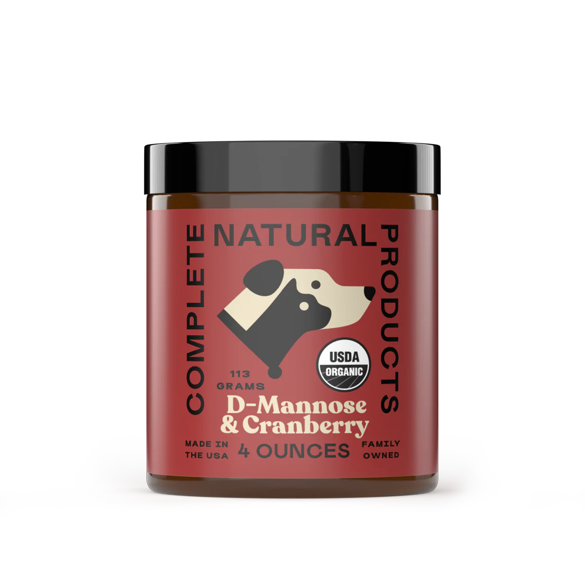 Organic D-Mannose & Cranberry Powder for Dogs, Cats, & Pets