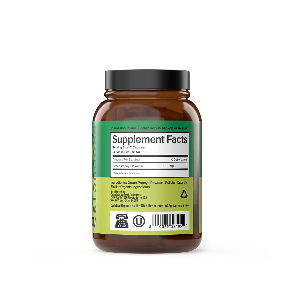 Organic Green Papaya Capsules - Image 3