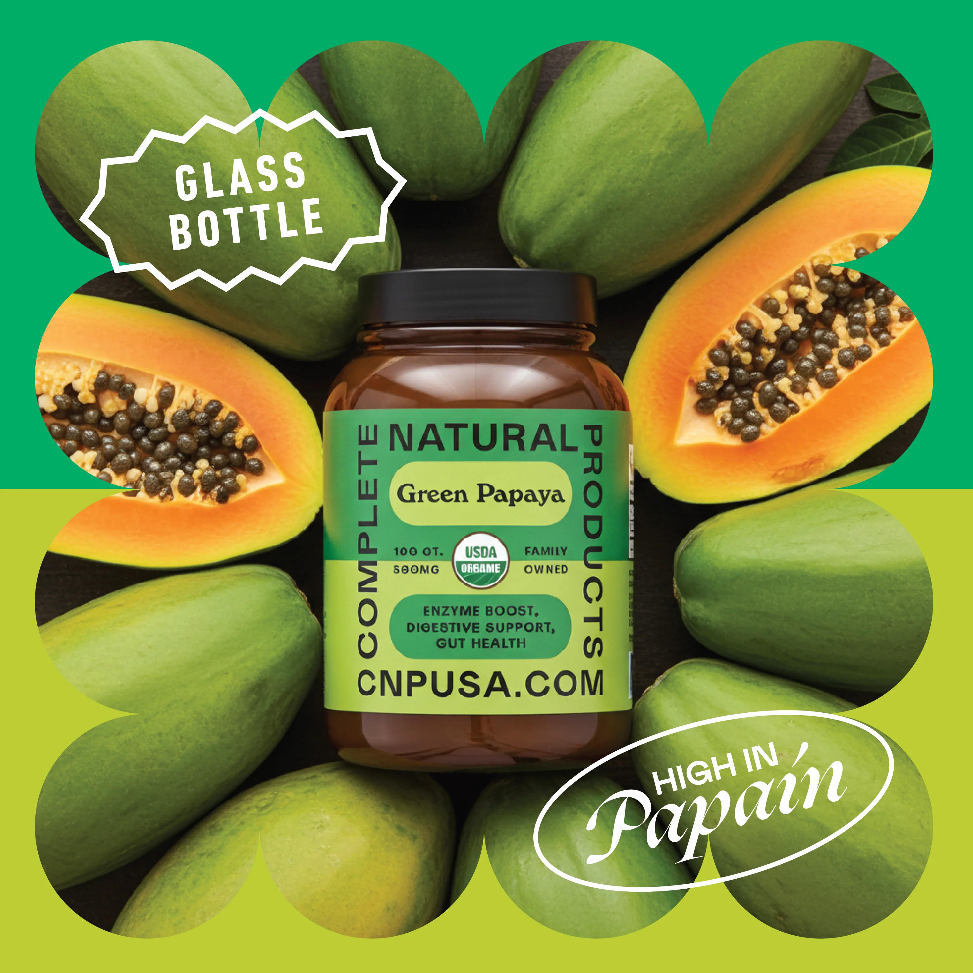 Organic Green Papaya Capsules - Image 4