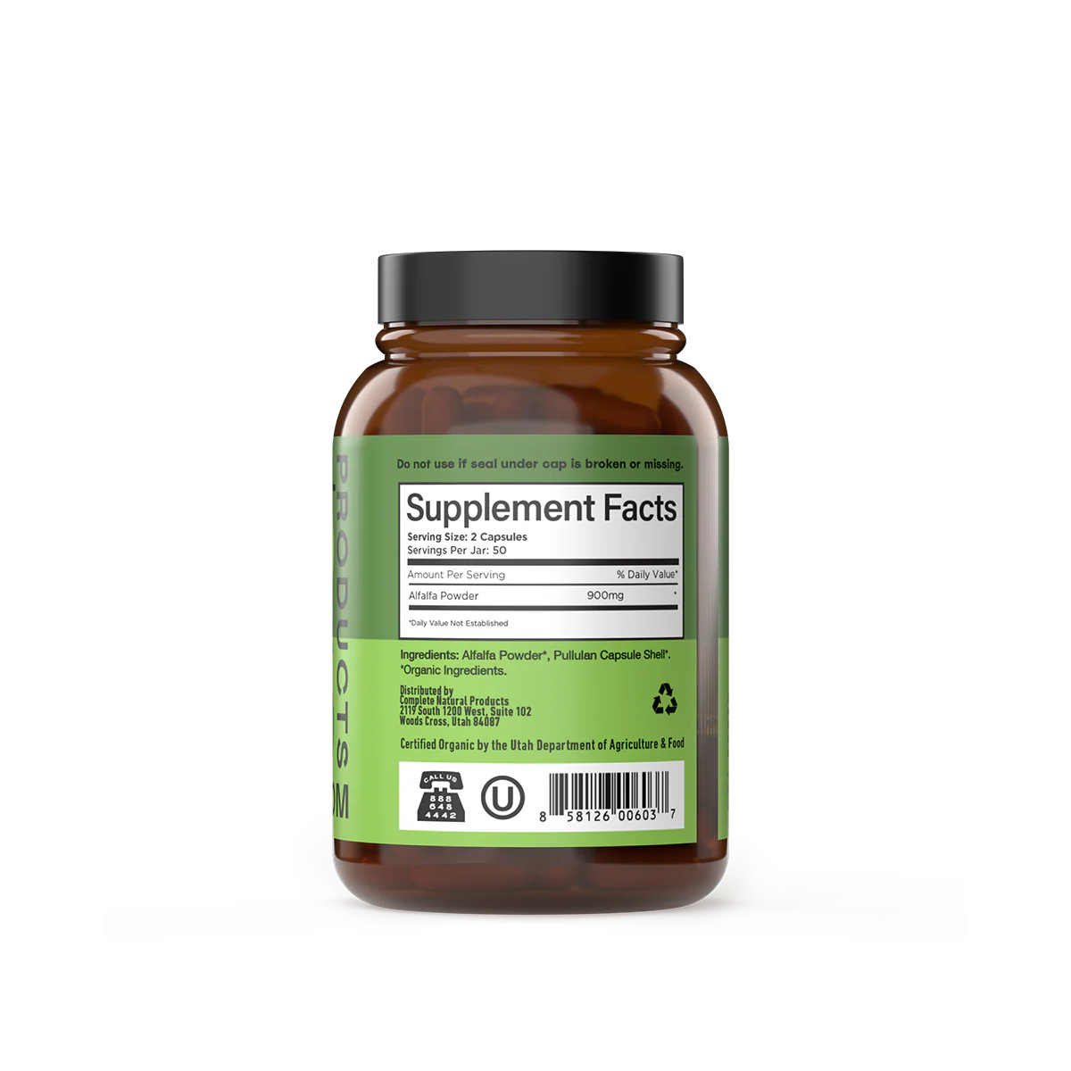 Organic Alfalfa Capsules - Image 2