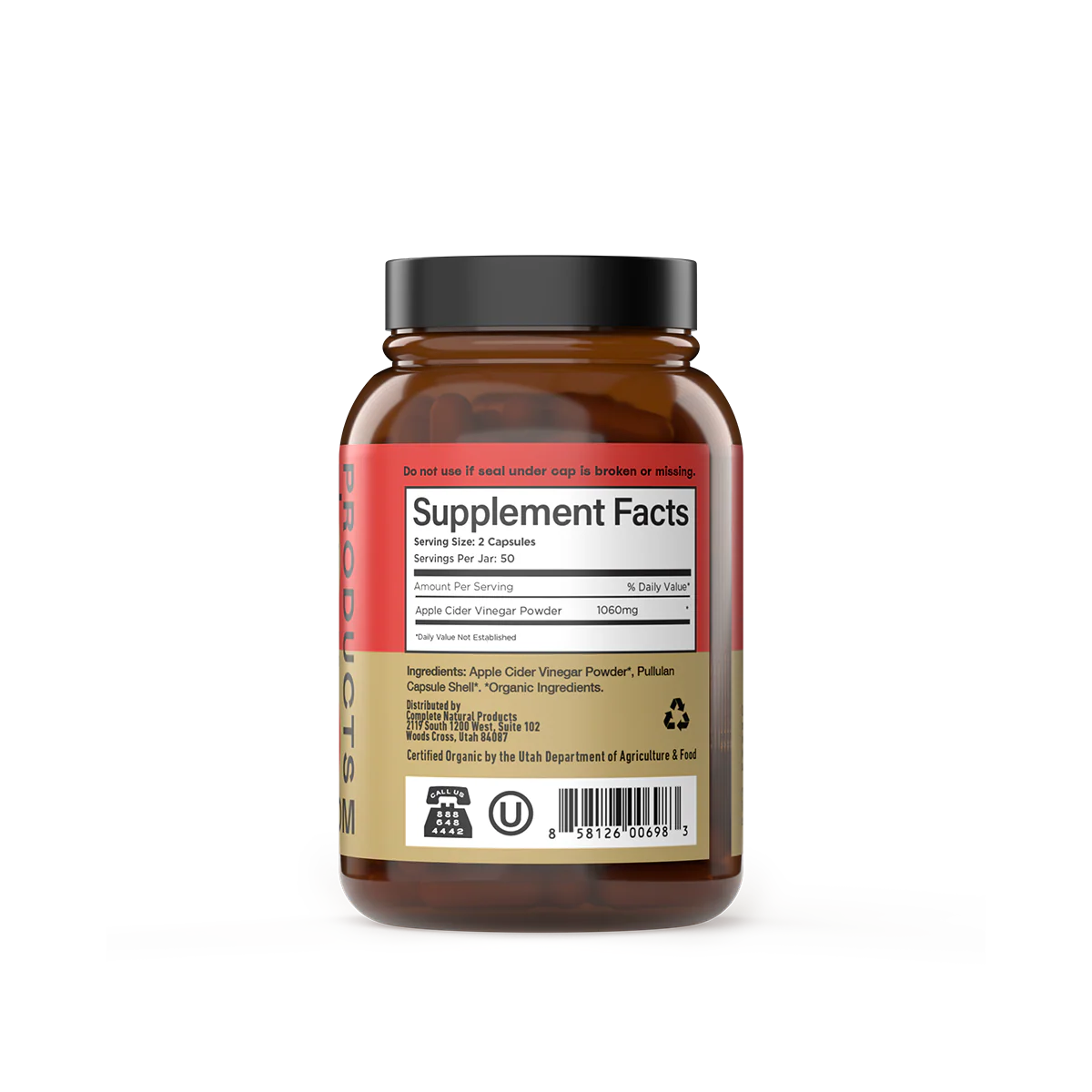 Organic Apple Cider Vinegar Capsules - Image 3