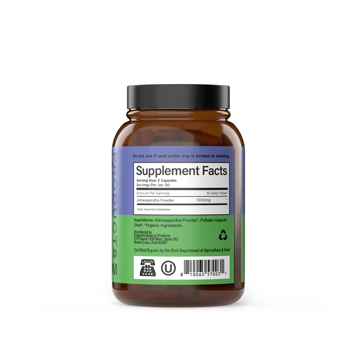Organic Ashwagandha Capsules - Image 3