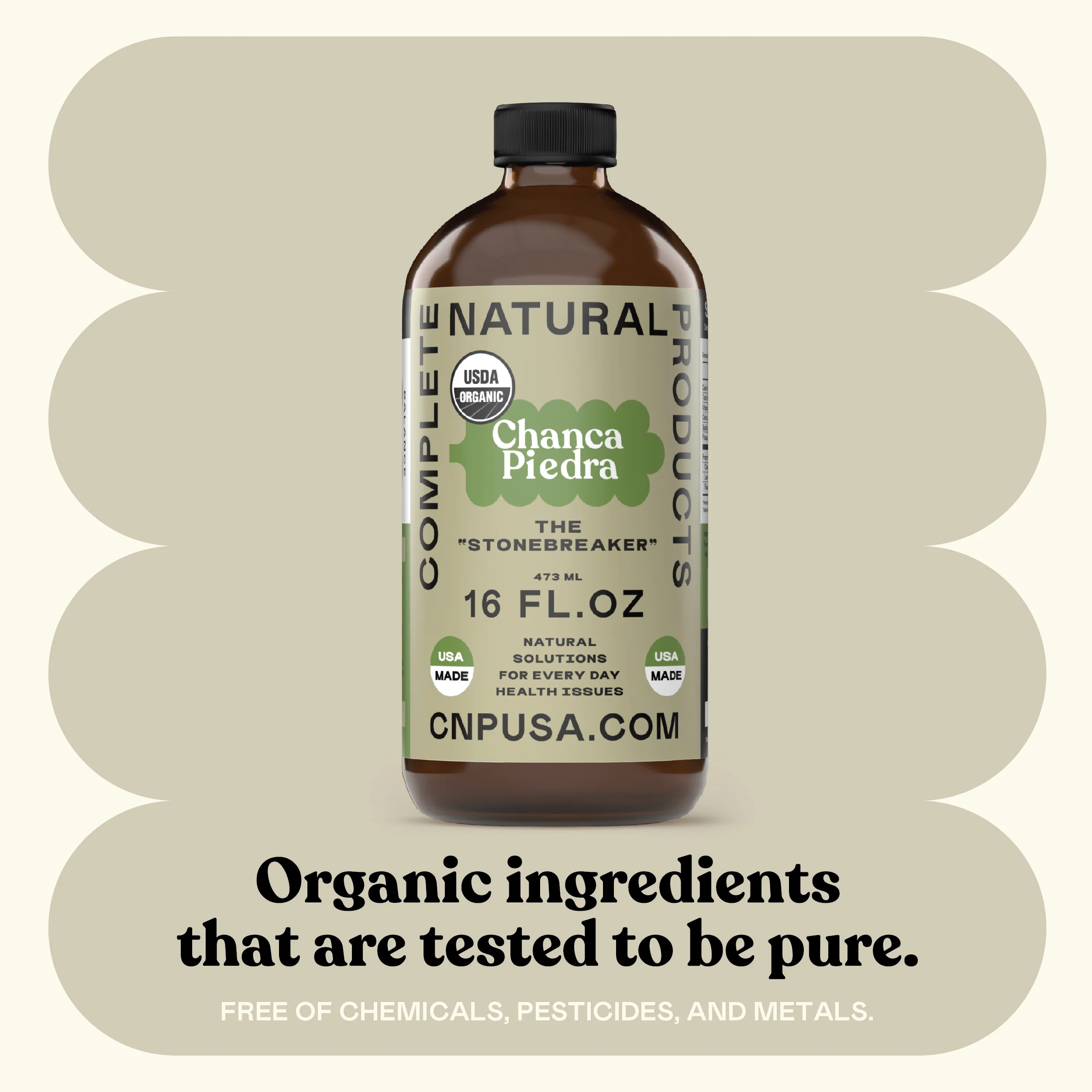 Chanca Piedra Concentrate - 16oz Organic Glass Bottle - Image 8