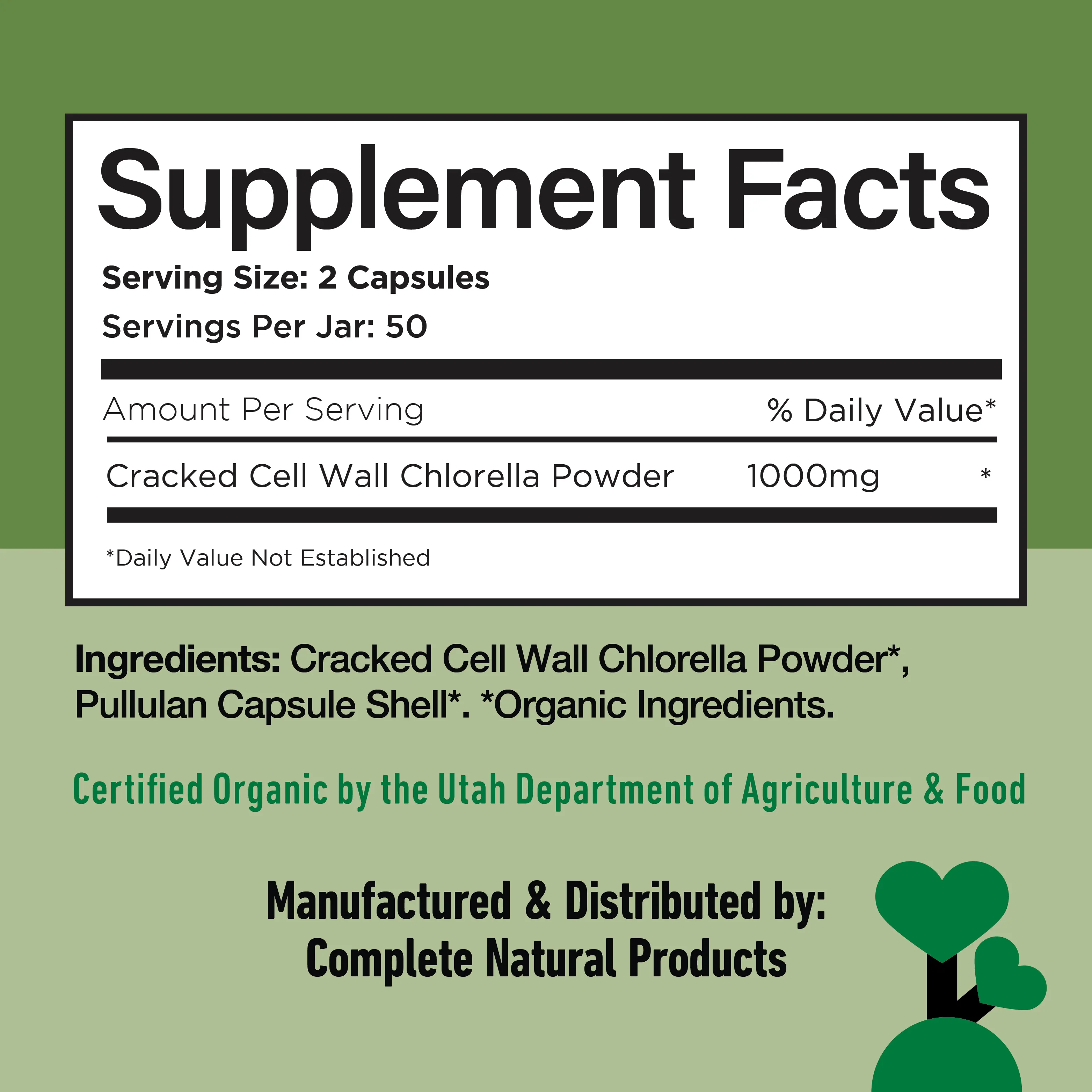 Organic Chlorella Capsules - Image 6