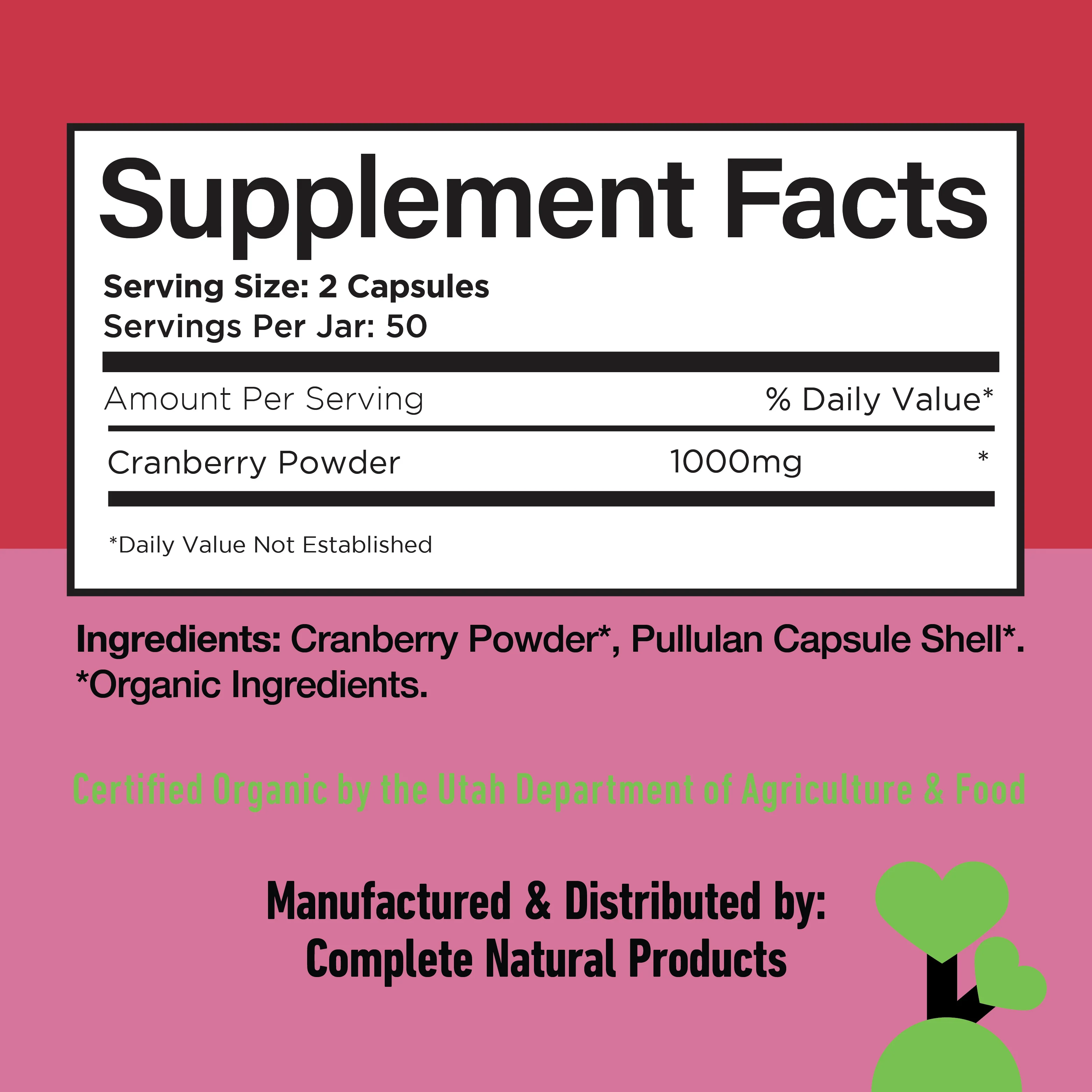 Organic Cranberry Capsules - Image 6