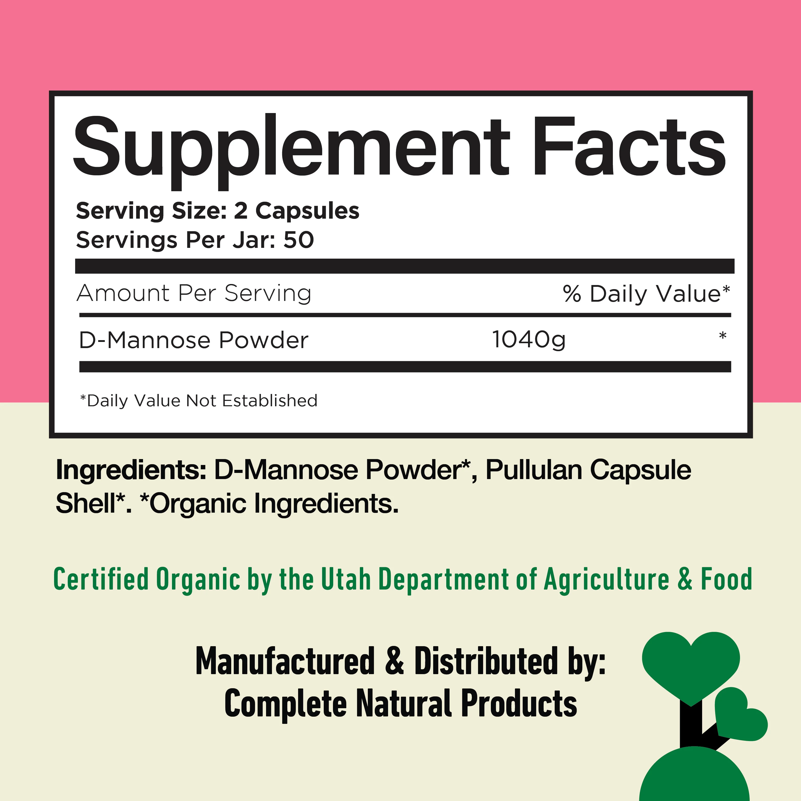 Organic D-Mannose Capsules - Image 9