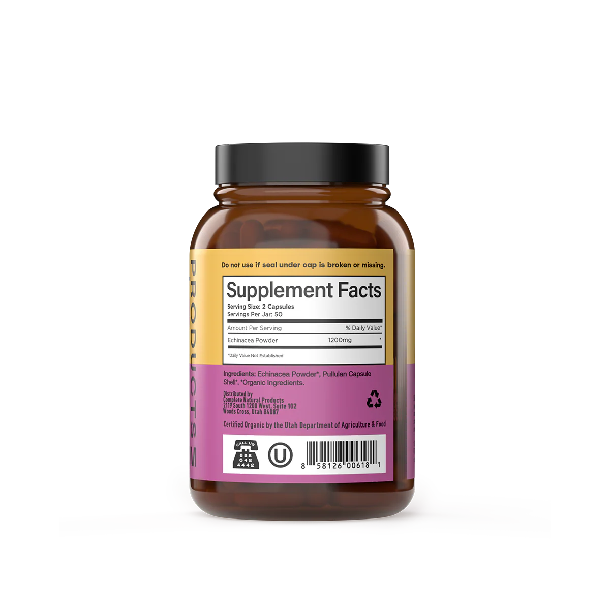 Organic Echinacea Capsules - Image 3