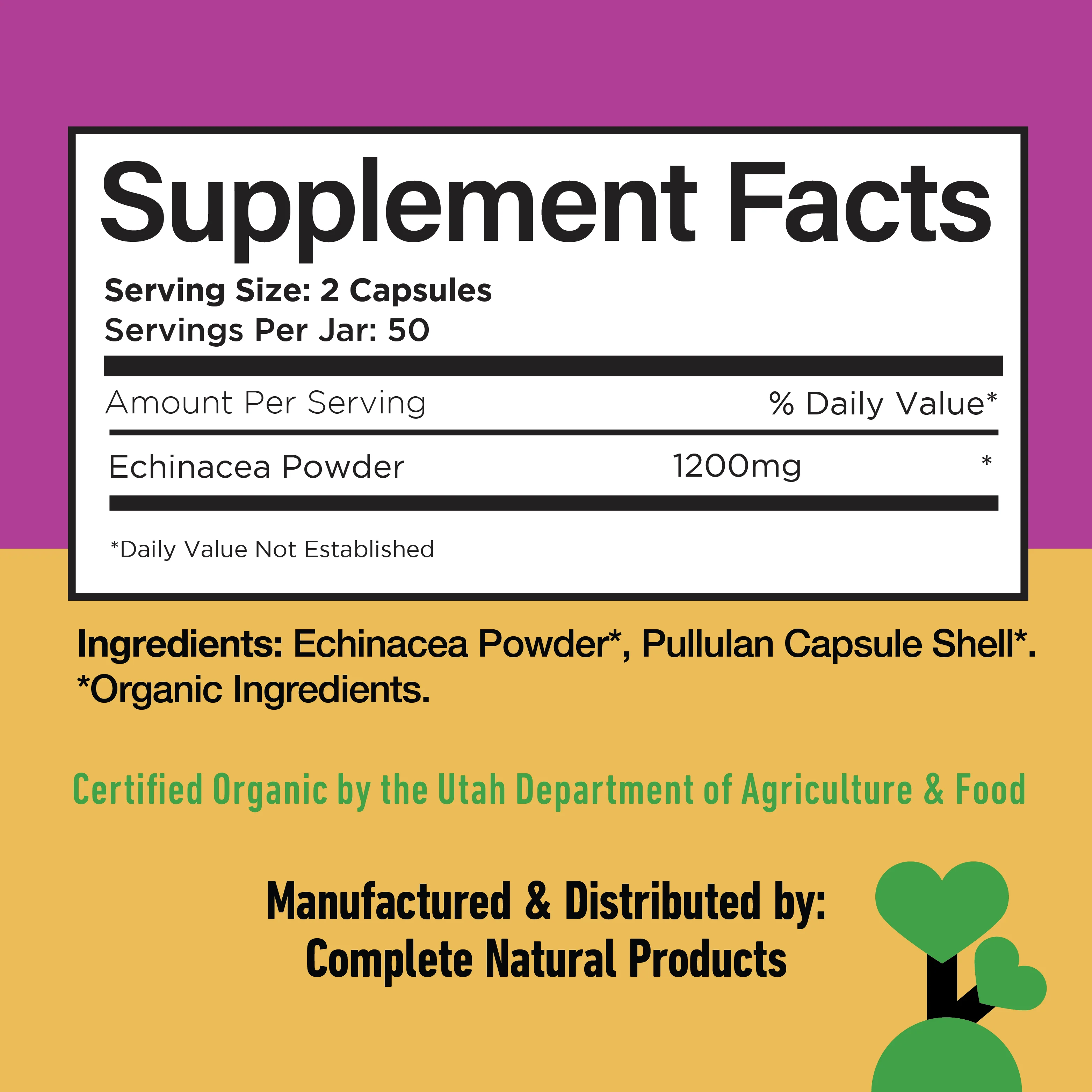 Organic Echinacea Capsules - Image 6