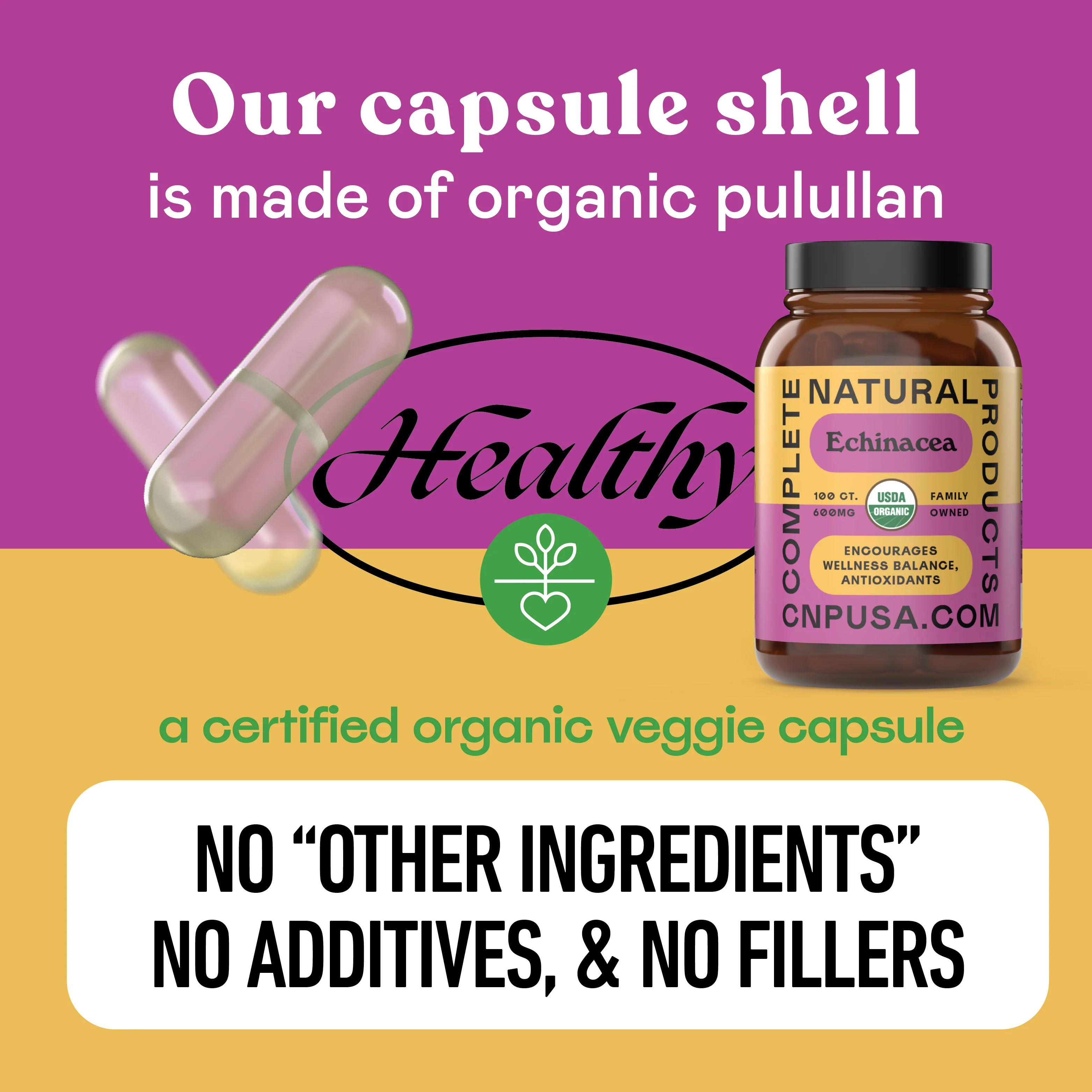 Organic Echinacea Capsules - Image 7