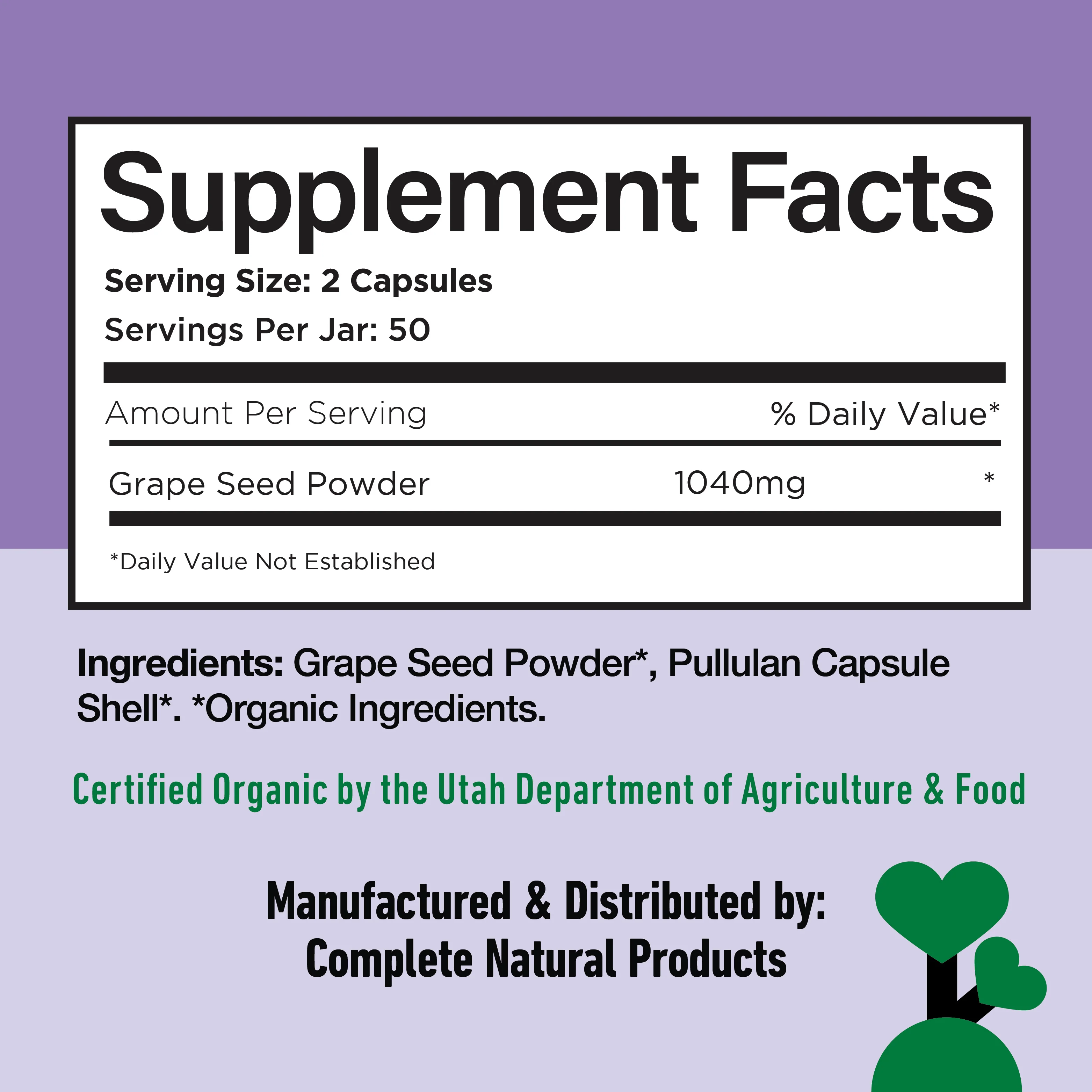 Organic Grape Seed Capsules - Image 6