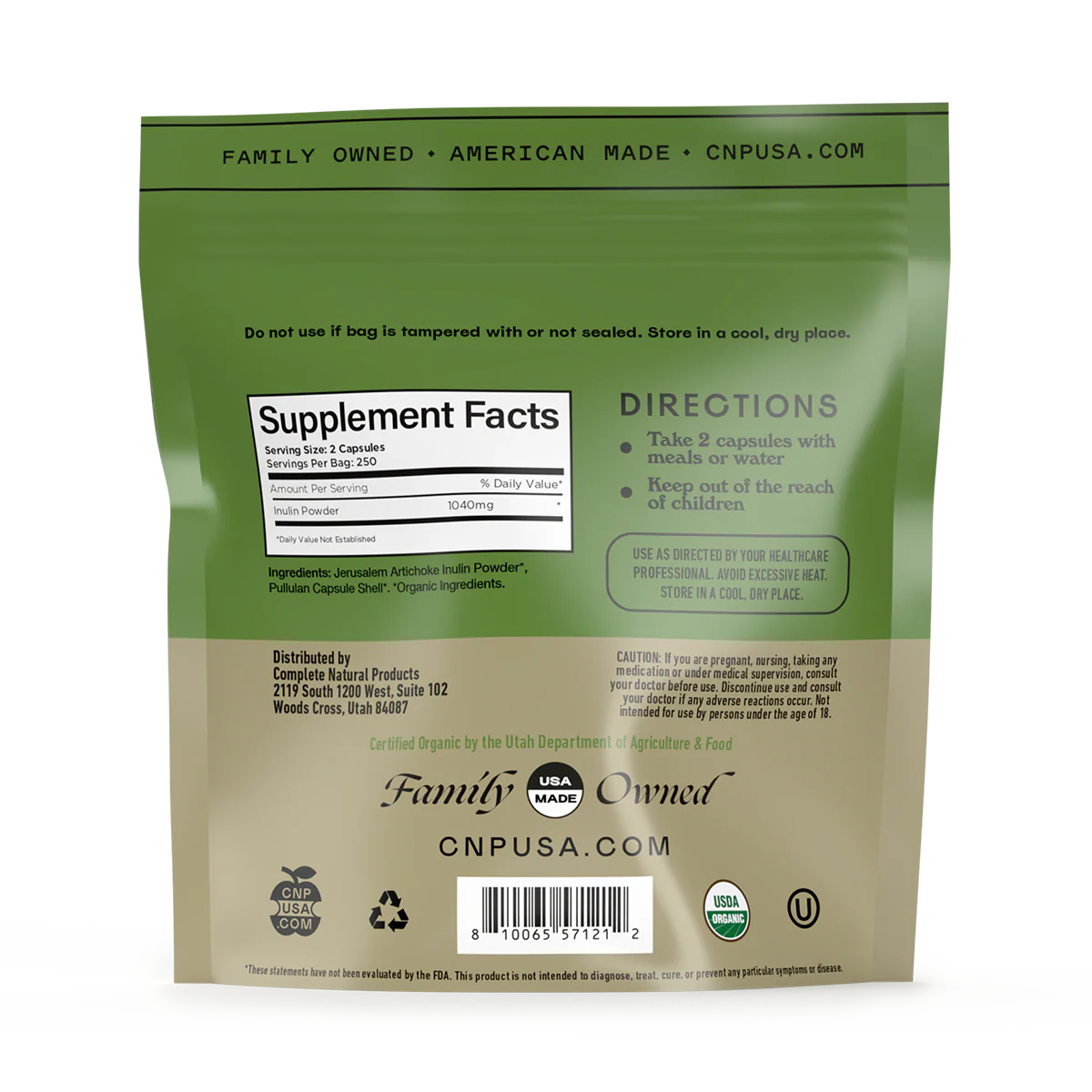 Organic Inulin Capsules - Image 6