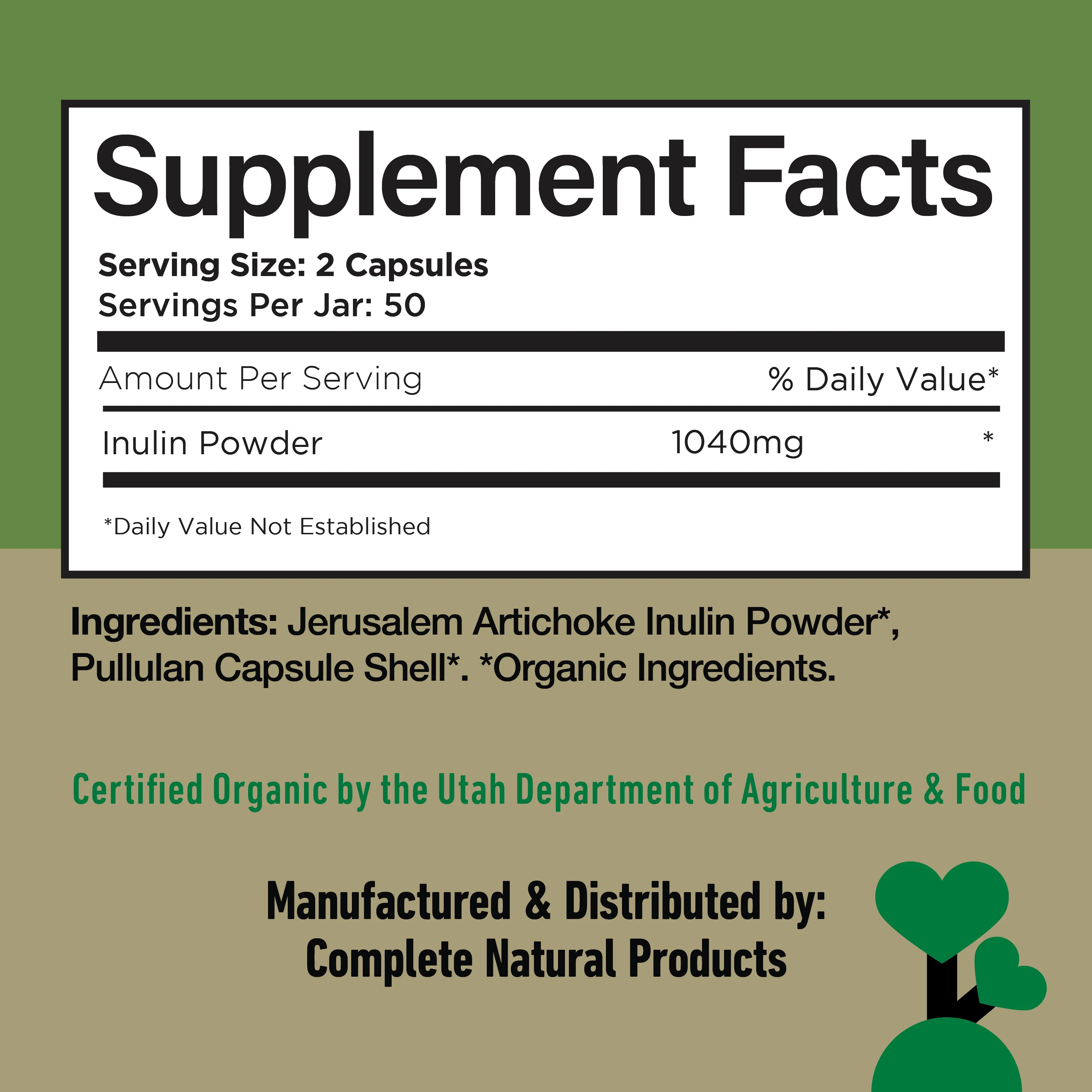 Organic Inulin Capsules - Image 9