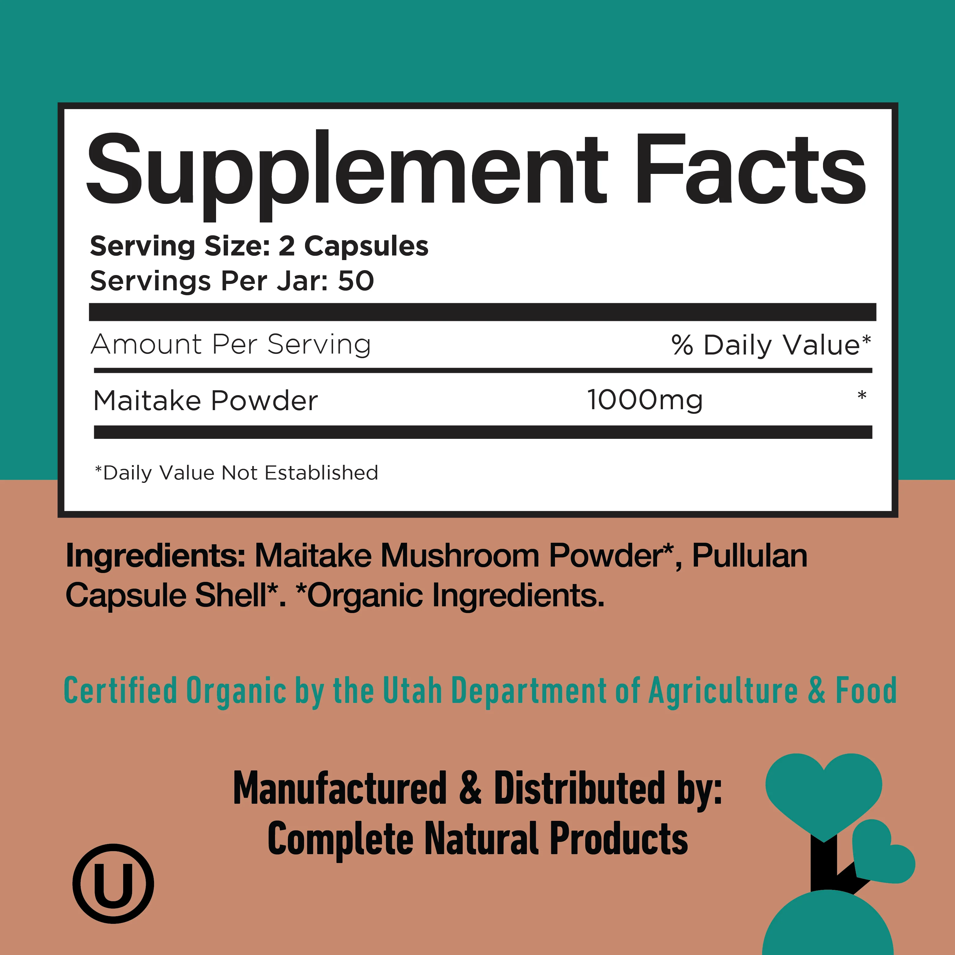 Organic Maitake Capsules - Image 6
