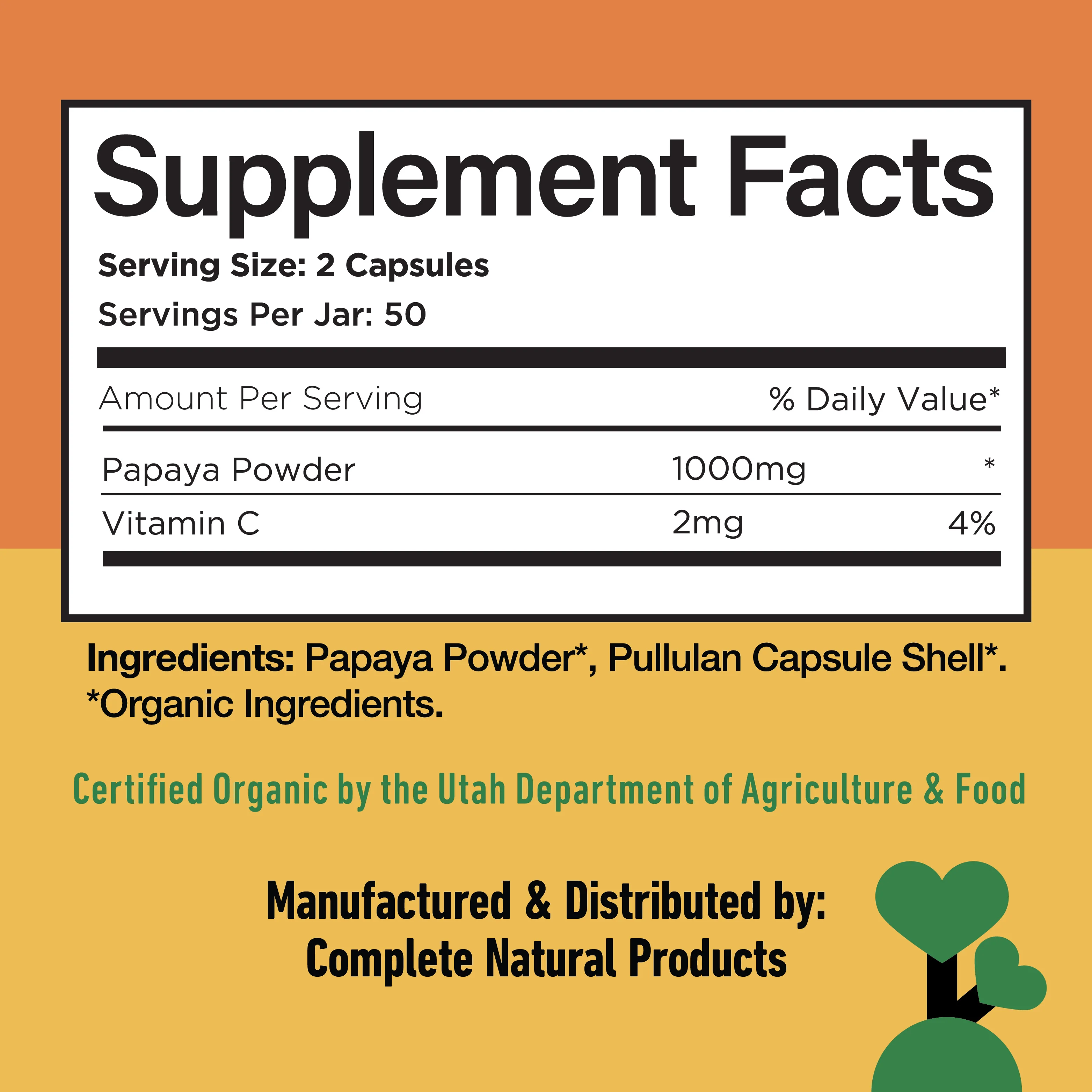 Organic Papaya Capsules - Image 9