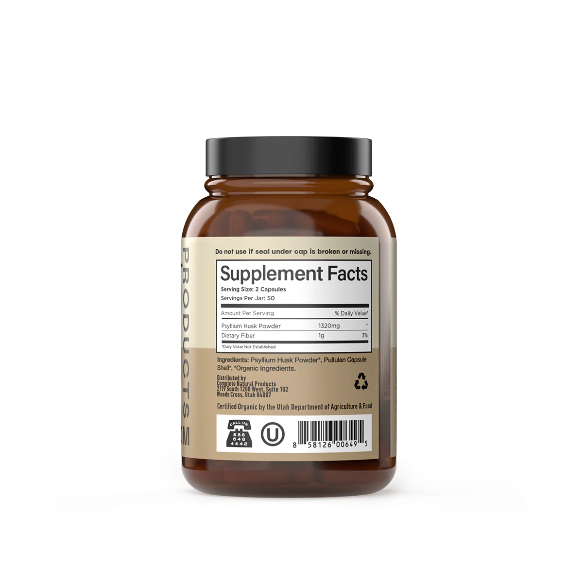 Organic Psyllium Husk Capsules - Image 3