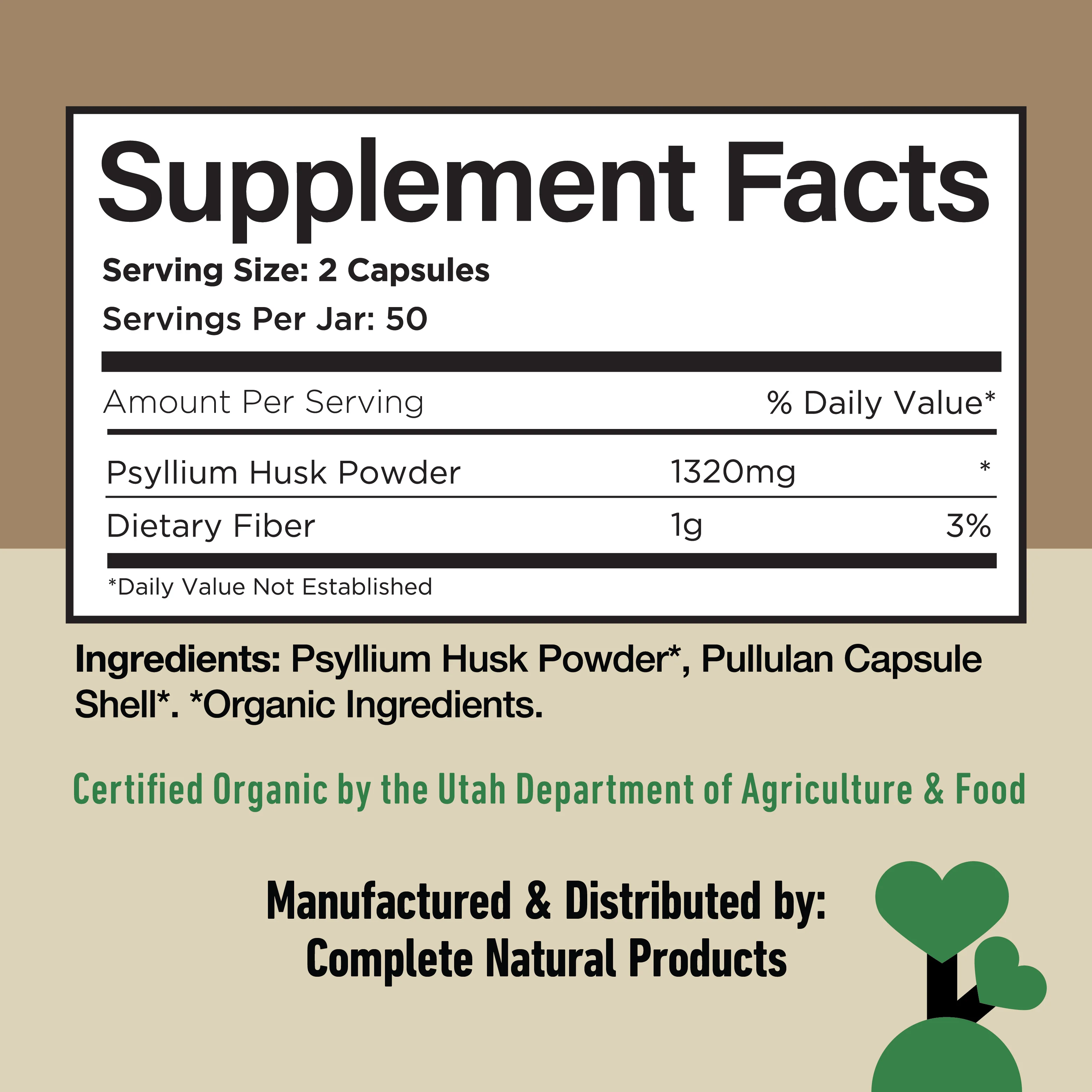 Organic Psyllium Husk Capsules - Image 9