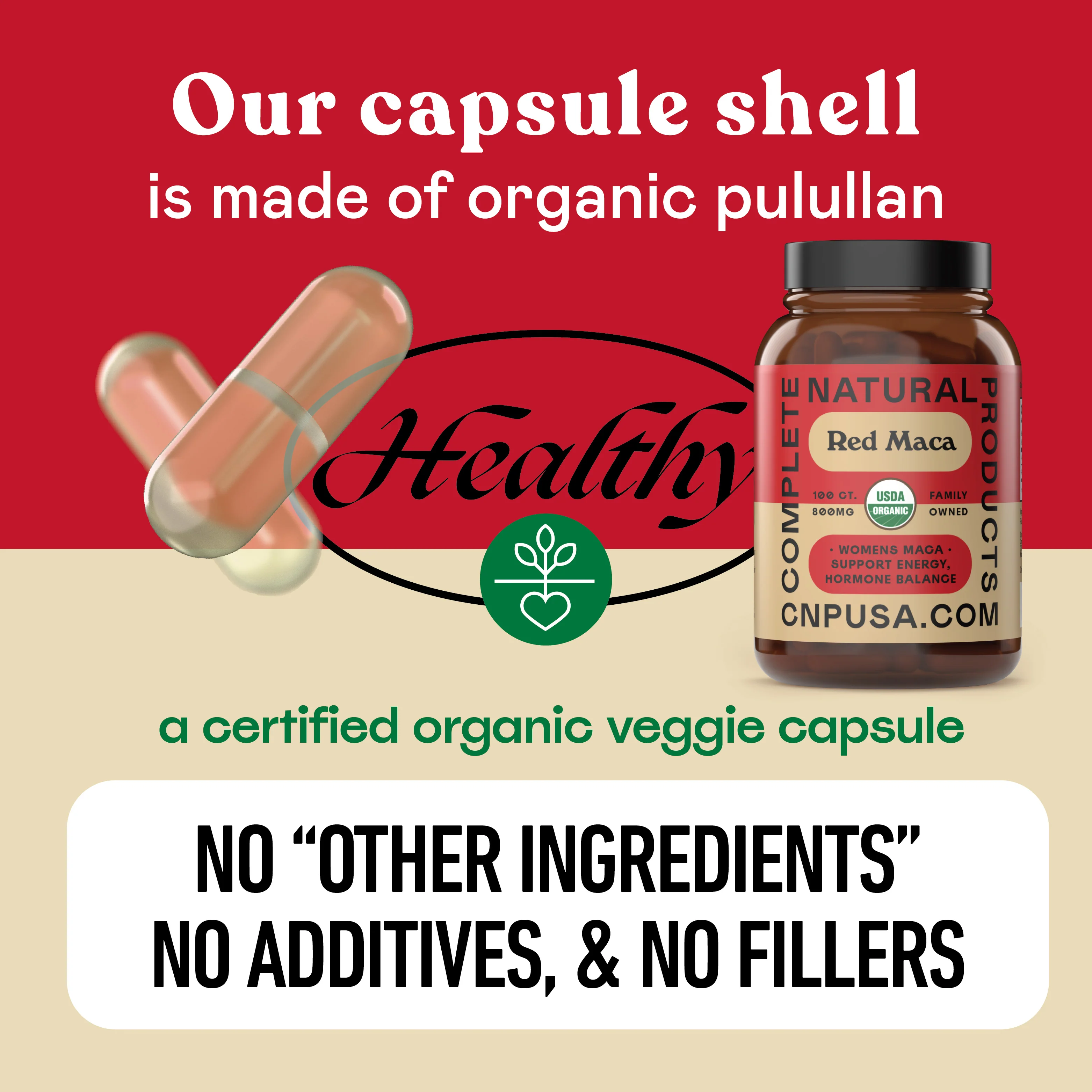 Organic Red Maca Root Capsules - Image 7