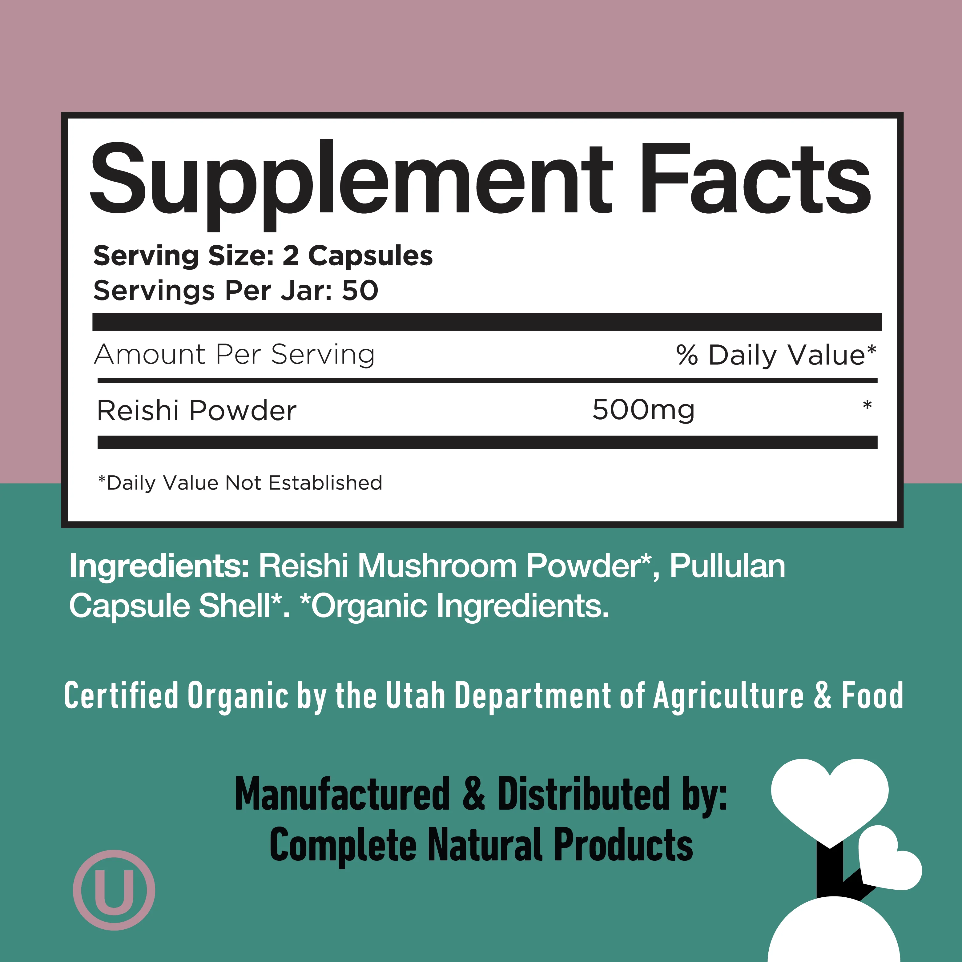 Organic Reishi Capsules - Image 6
