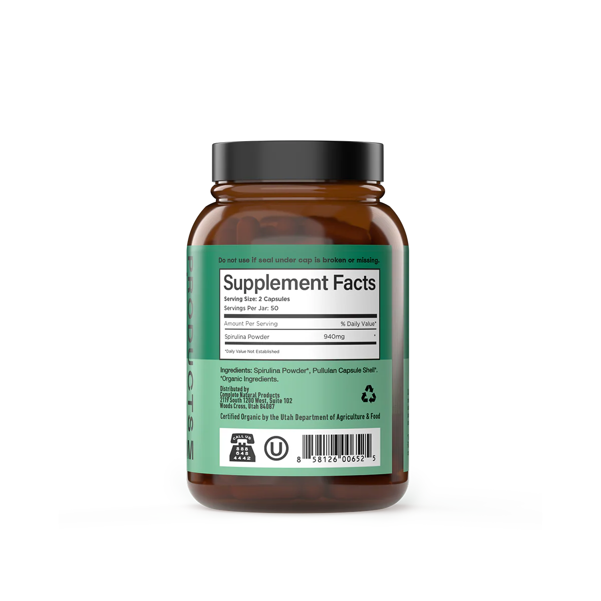 Organic Spirulina Capsules - Image 3