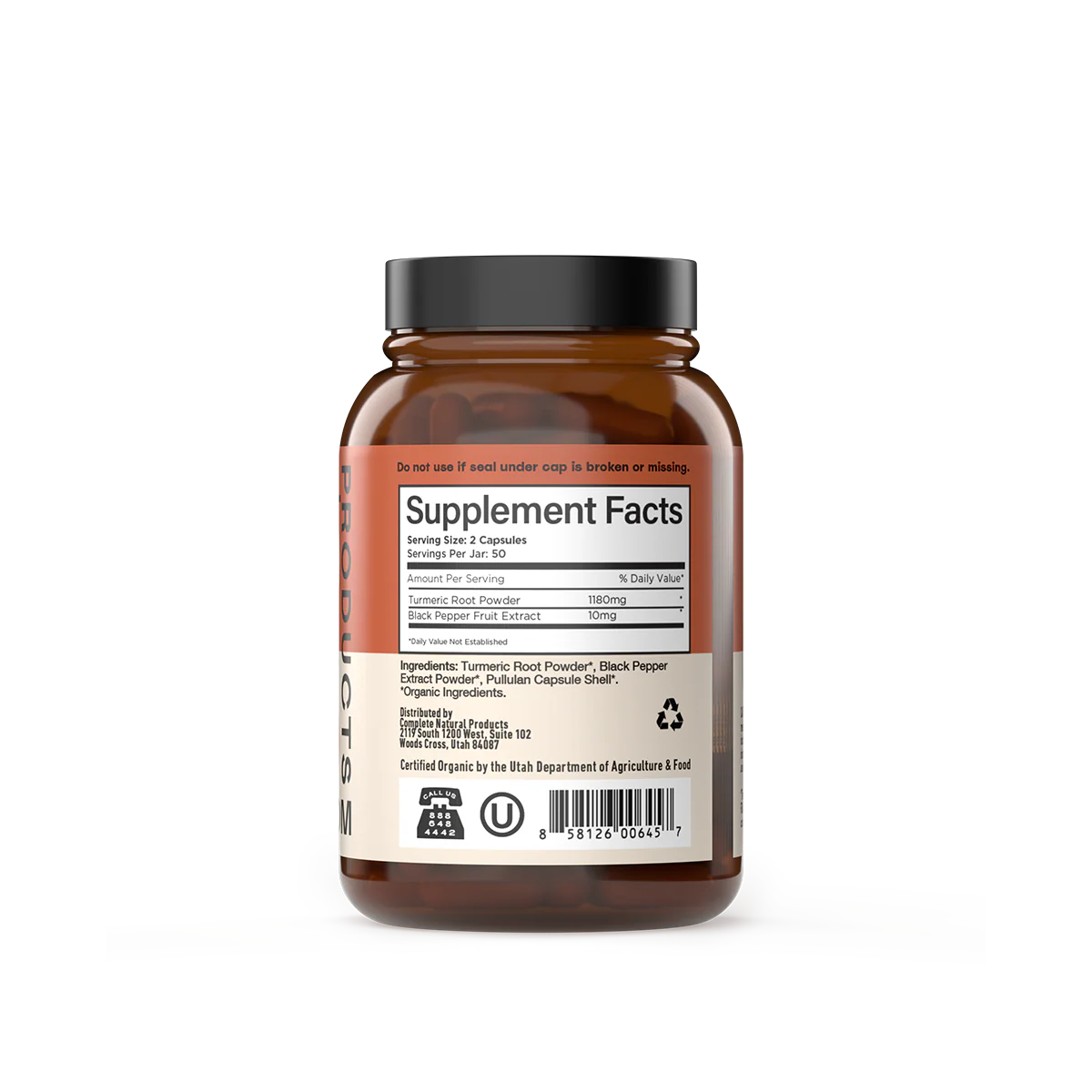 Organic Turmeric & Black Pepper Capsules - Image 3