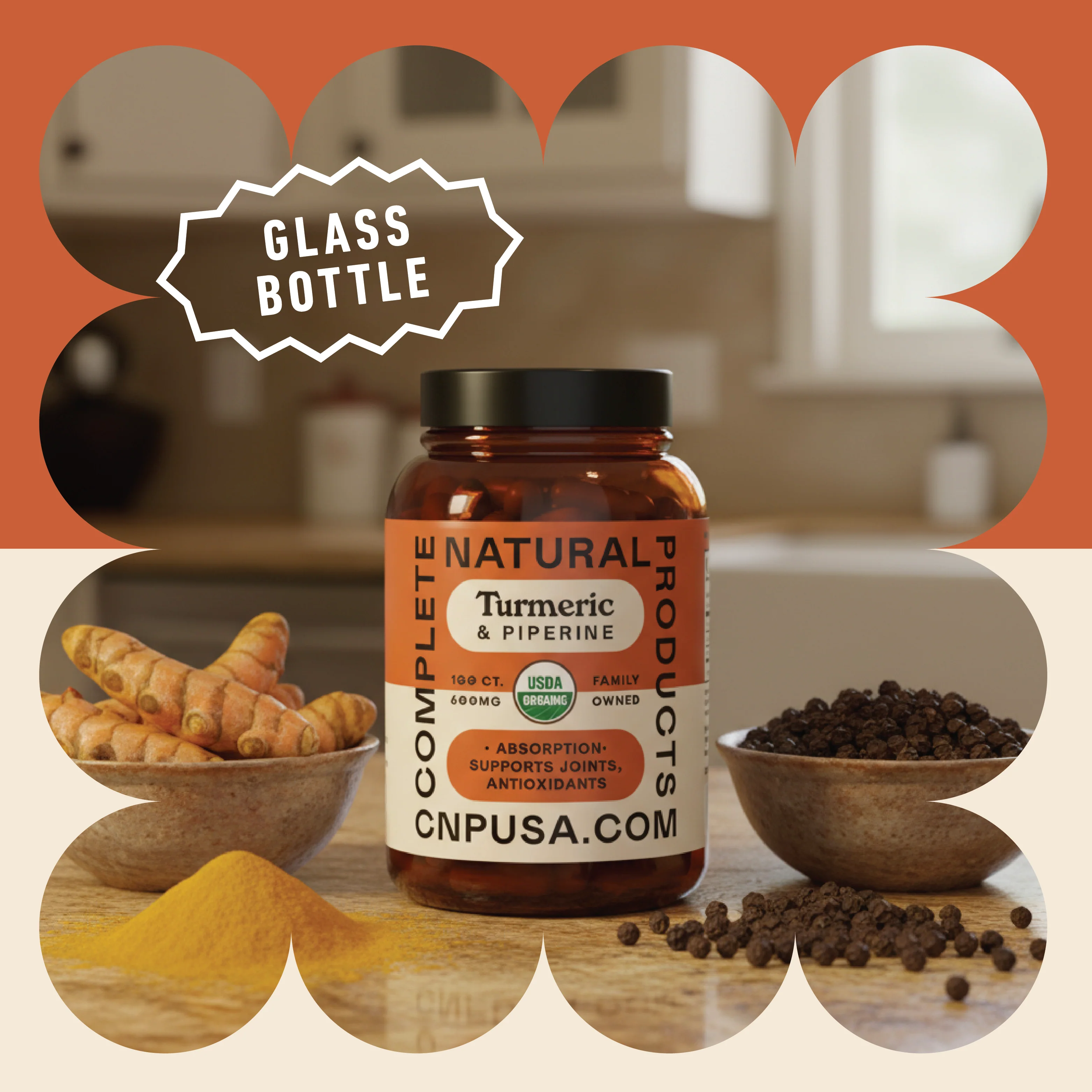 Organic Turmeric & Black Pepper Capsules - Image 4