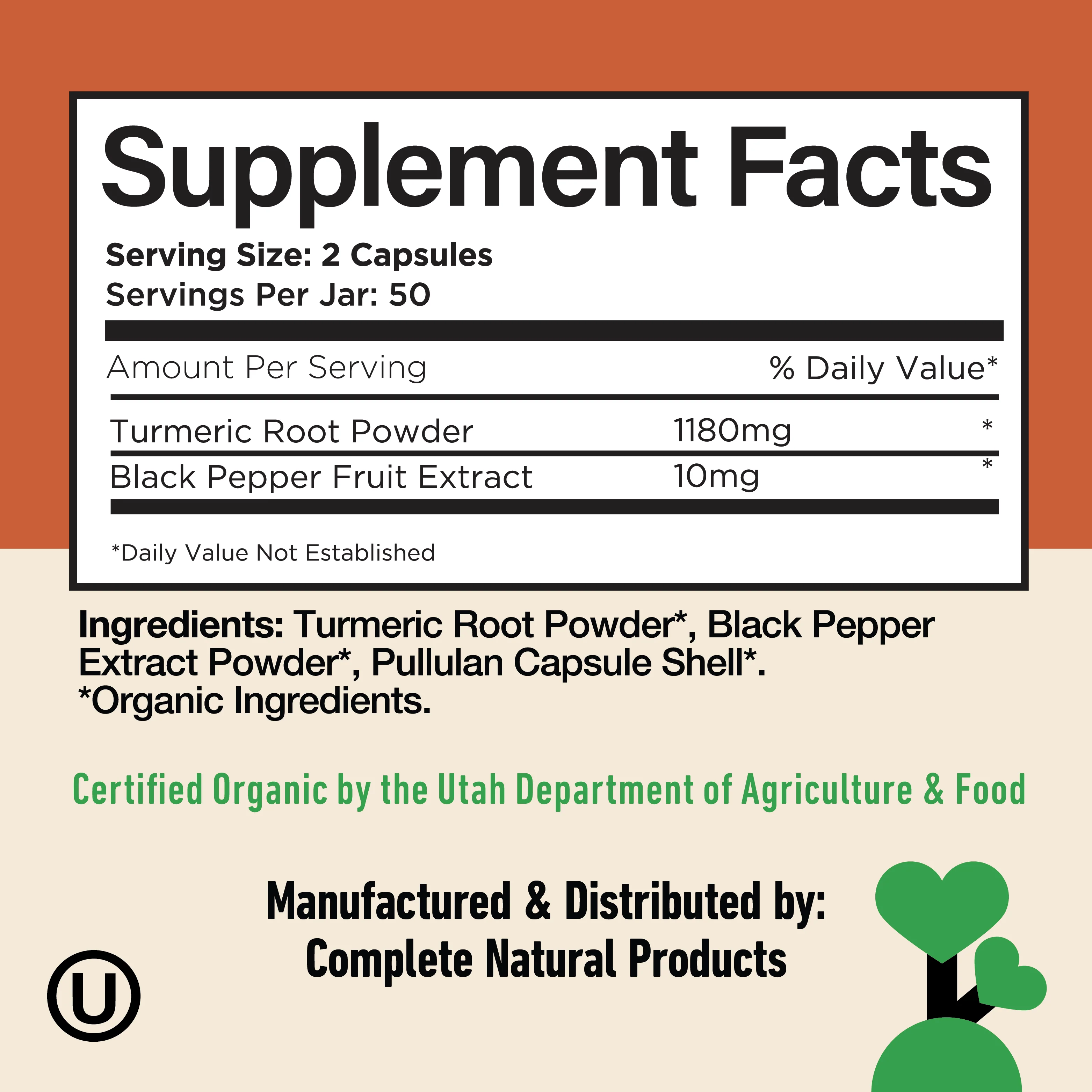 Organic Turmeric & Black Pepper Capsules - Image 6