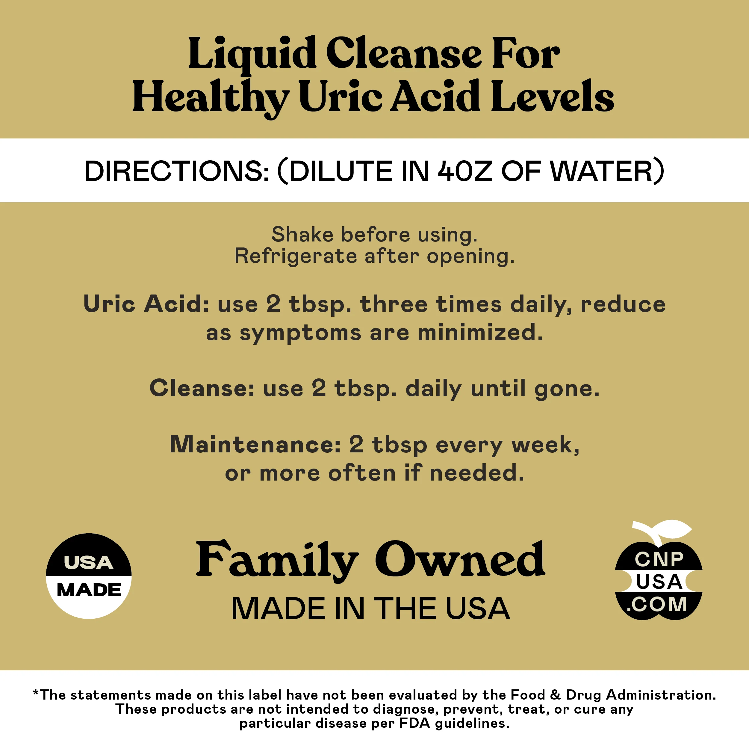 Uric Acid Complete - 16oz Glass Bottle - Image 7