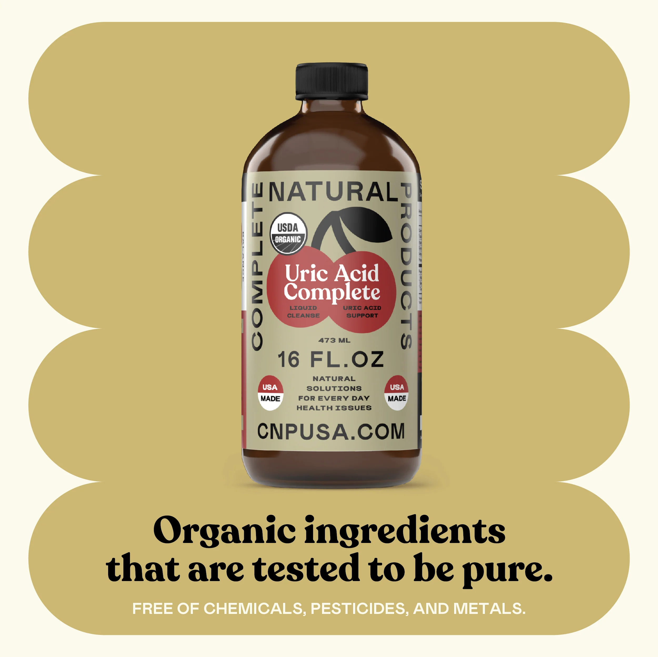 Uric Acid Complete - 16oz Glass Bottle - Image 8