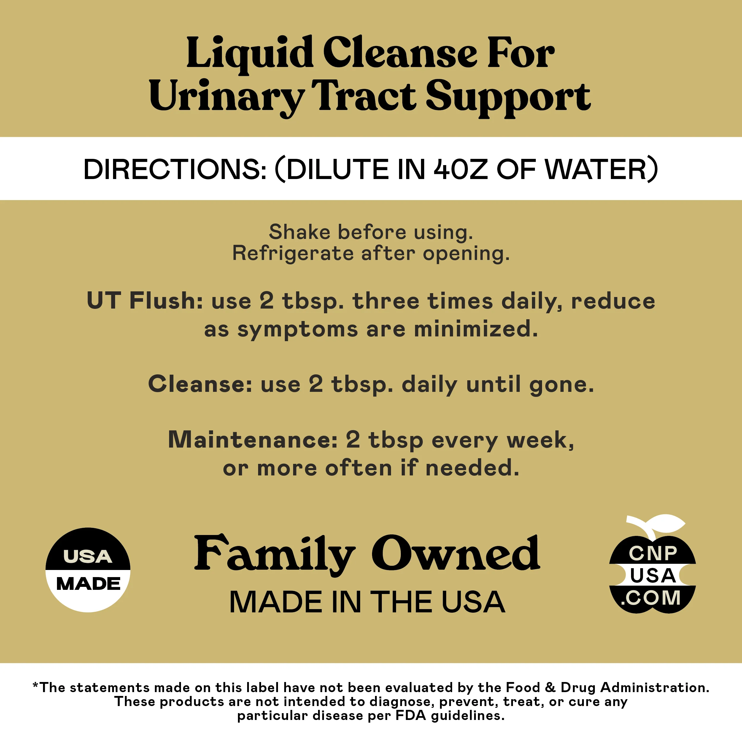 Urinary Tract Complete - 16oz Glass Bottle - Image 7